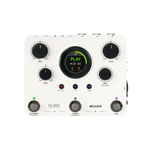 mooer drum pedal Mooer GL200 Groove Loop Phrase and Drum Station Pedal – Muso City
