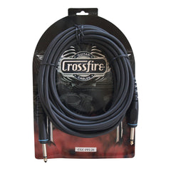 Crosssfire 20' / 6 Metre Instrument Cable with Straight Moulded Jacks-CGC-PP2-20