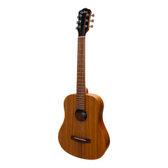 Martinez Left Handed Acoustic Babe Traveller Guitar (Koa)-MZ-BT2L-KOA