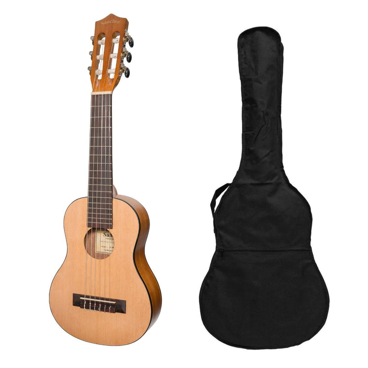 Sanchez 1/4 Size Student Classical Guitar with Gig Bag (Spruce/Acacia)