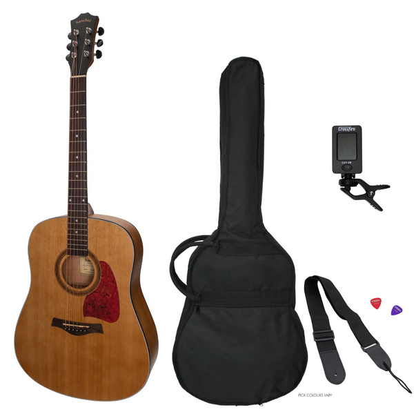 Sanchez Acoustic Dreadnought Guitar Pack-