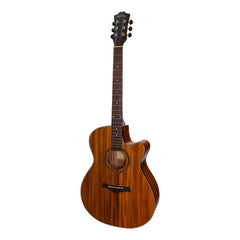 Sanchez Acoustic-Electric Small Body Cutaway Guitar (Koa)-SFC-18-KOA