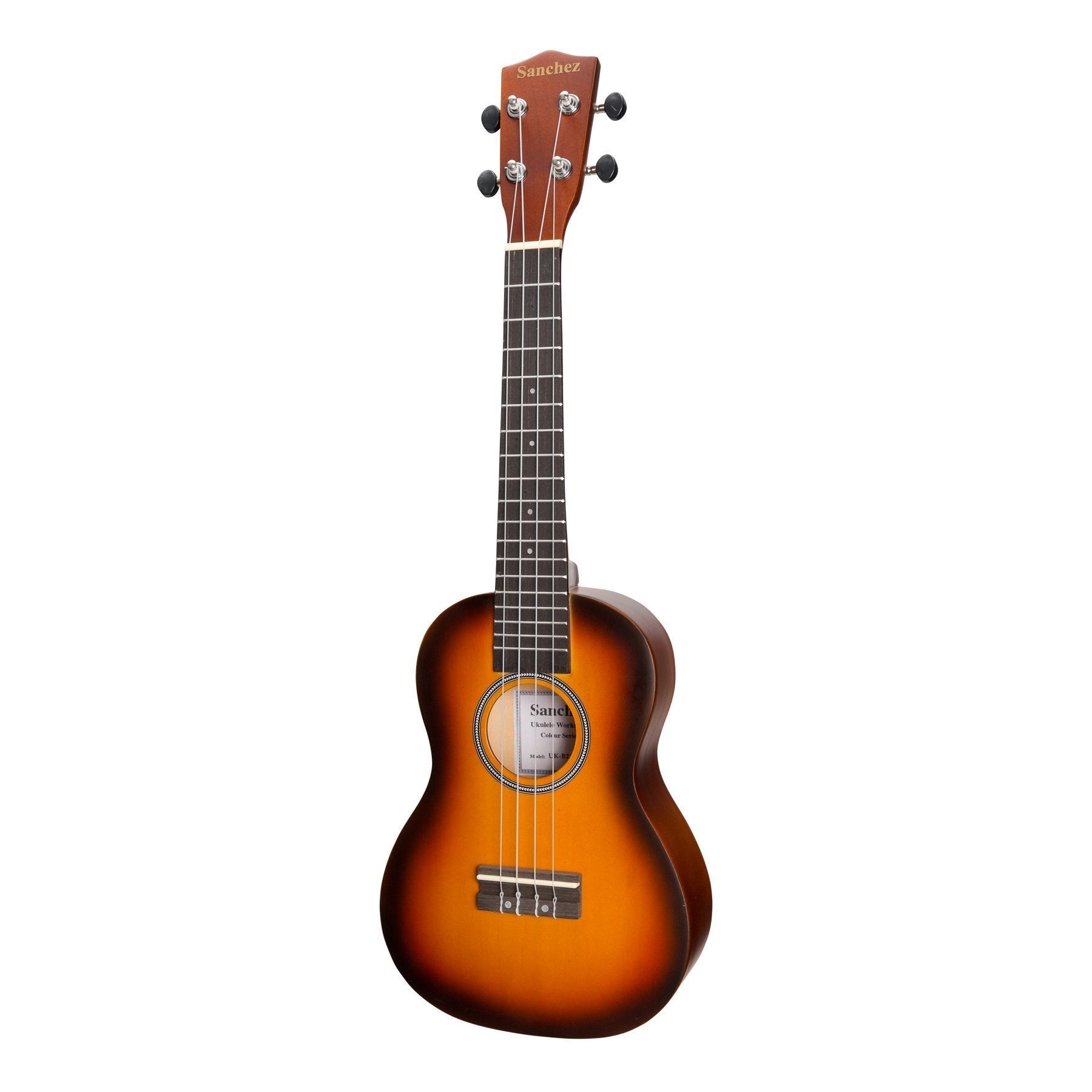 Sanchez 'Colourburst Series' Concert Ukulele (Old Vintageburst)-SCU-CB20-OV