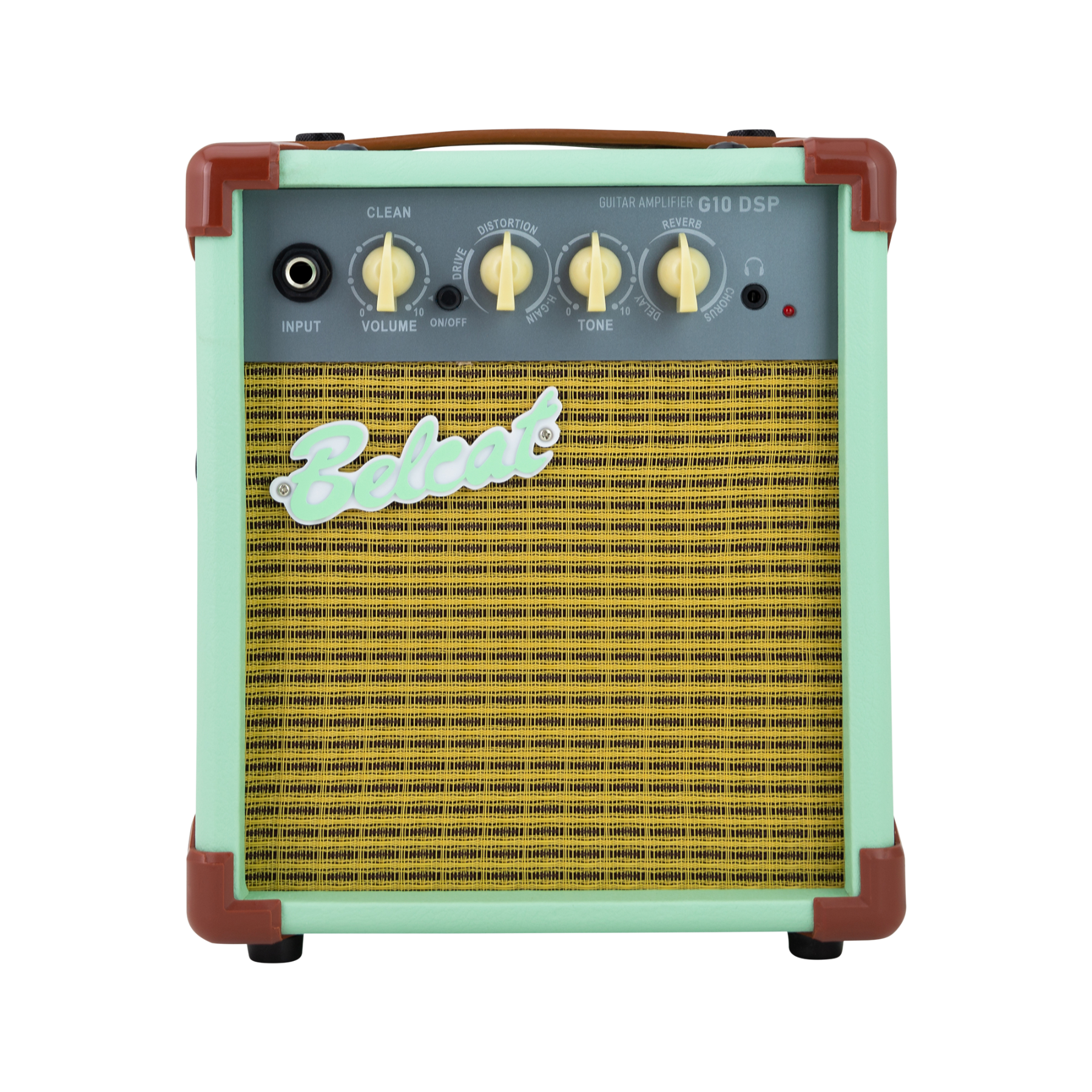 Belcat G10 DSP Guitar Combo Amplifier with Effects (Mint Green)