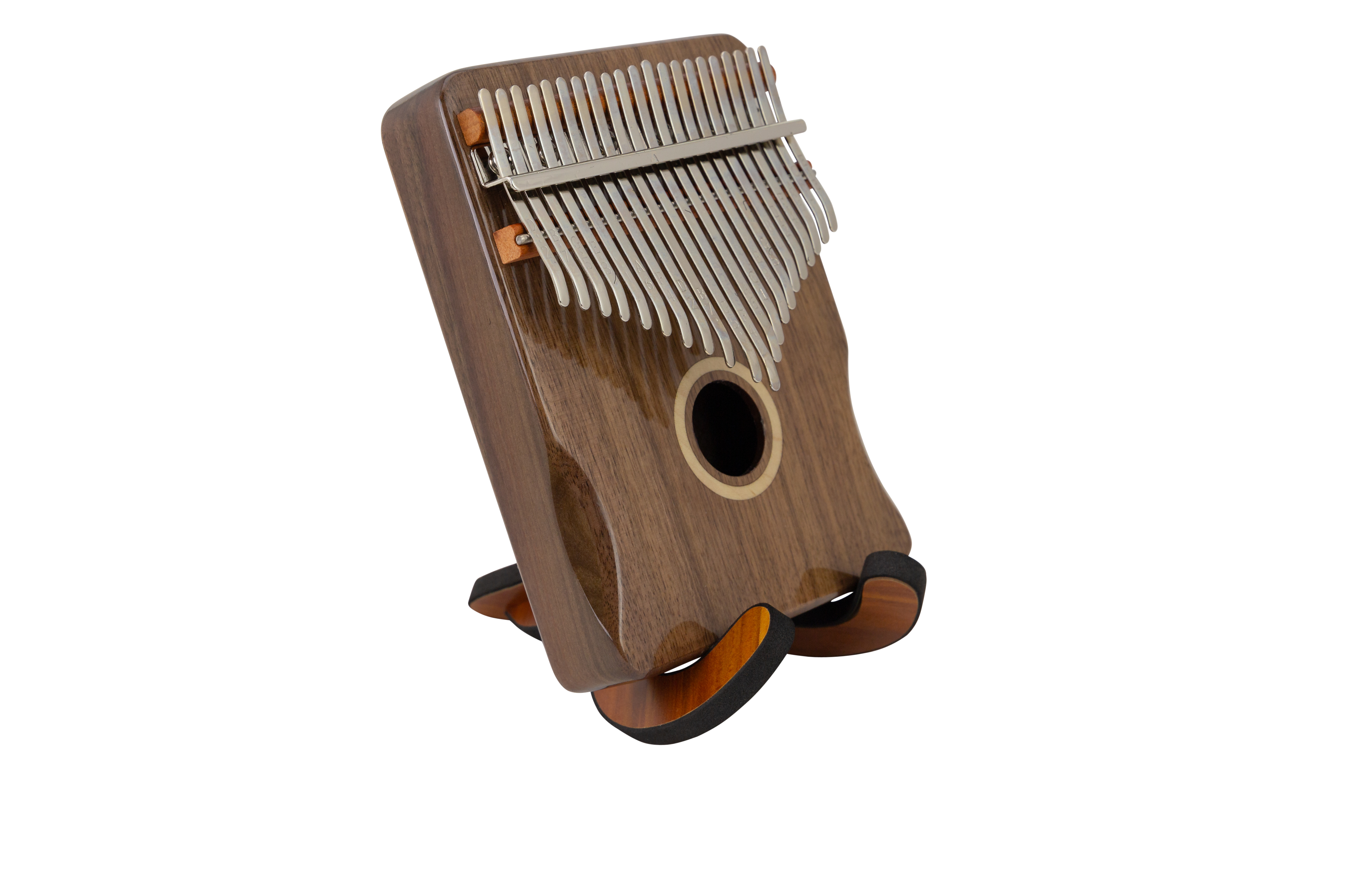CEGA 21-KEY BOX KALIMBA 21CKW00-XC, STAND&CASE - Natural Rosewood Finish