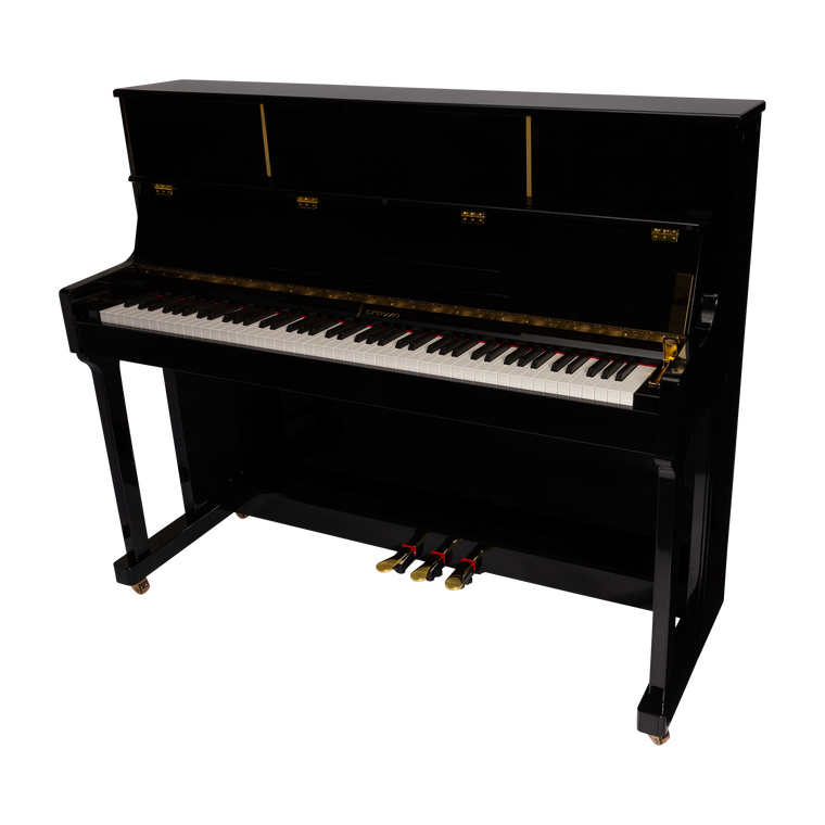 CROWN CDP-901-BLK UPRIGHT DIGITAL PIANO (Gloss Black)