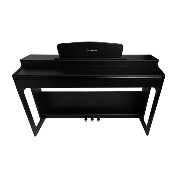 CROWN CDP-906-BLK UPRIGHT DIGITAL PIANO (Black)