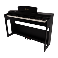 CROWN CDP-906-BLK UPRIGHT DIGITAL PIANO (Black)