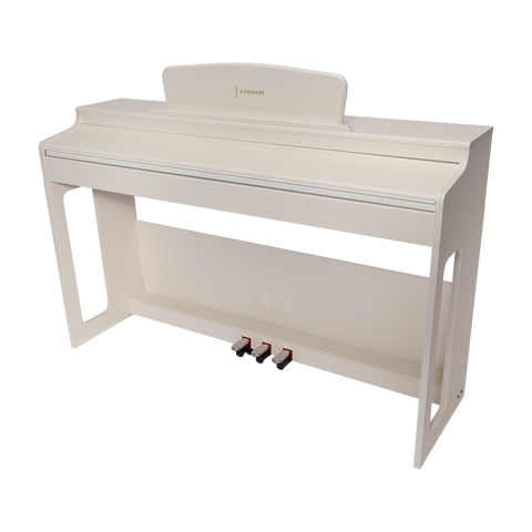 CROWN CDP-906-BLK UPRIGHT DIGITAL PIANO (White)