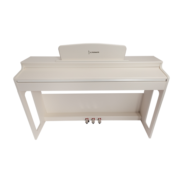CROWN CDP-906-BLK UPRIGHT DIGITAL PIANO (White)
