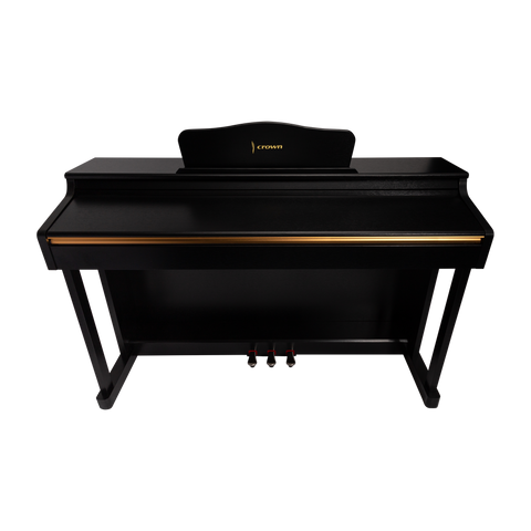 CROWN CDP-913-BLK UPRIGHT DIGITAL PIANO (Black)