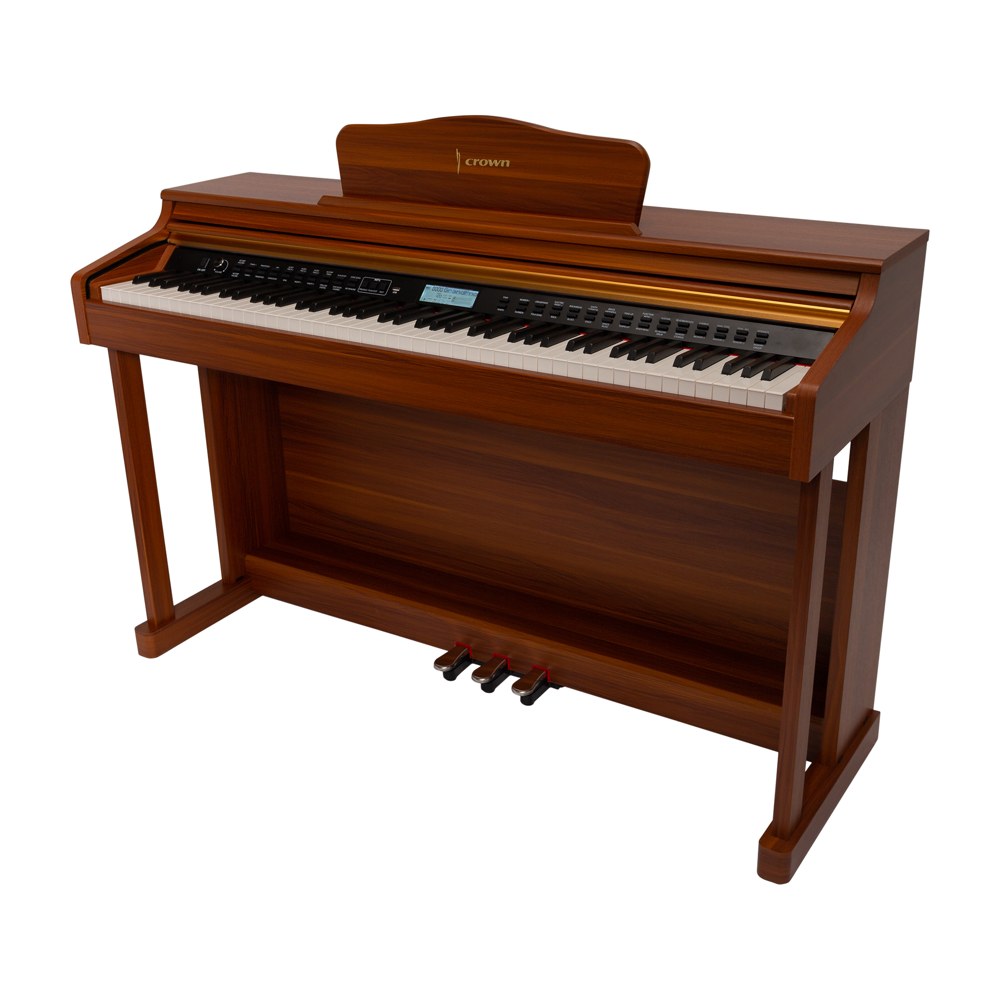 CROWN CDP-913-WDG UPRIGHT DIGITAL PIANO (Woodgrain)