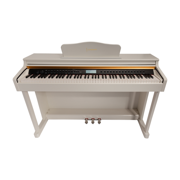 CROWN CDP-913-WHT UPRIGHT DIGITAL PIANO (White)