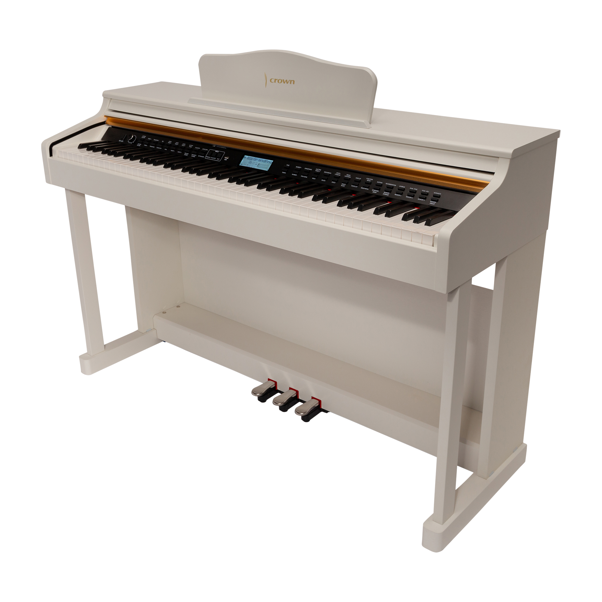 CROWN CDP-913-WHT UPRIGHT DIGITAL PIANO (White)
