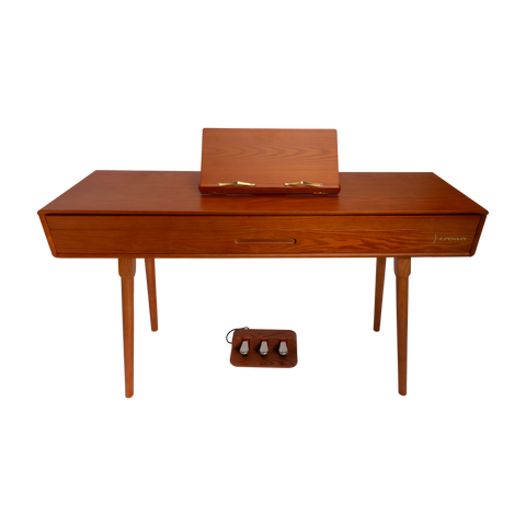 CROWN CMDP-909-WDG UPRIGHT HIDEAWAY DIGITAL PIANO (Solid Walnut)