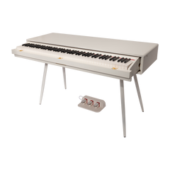 CROWN CMDP-916-WHT UPRIGHT HIDEAWAY DIGITAL PIANO (White)