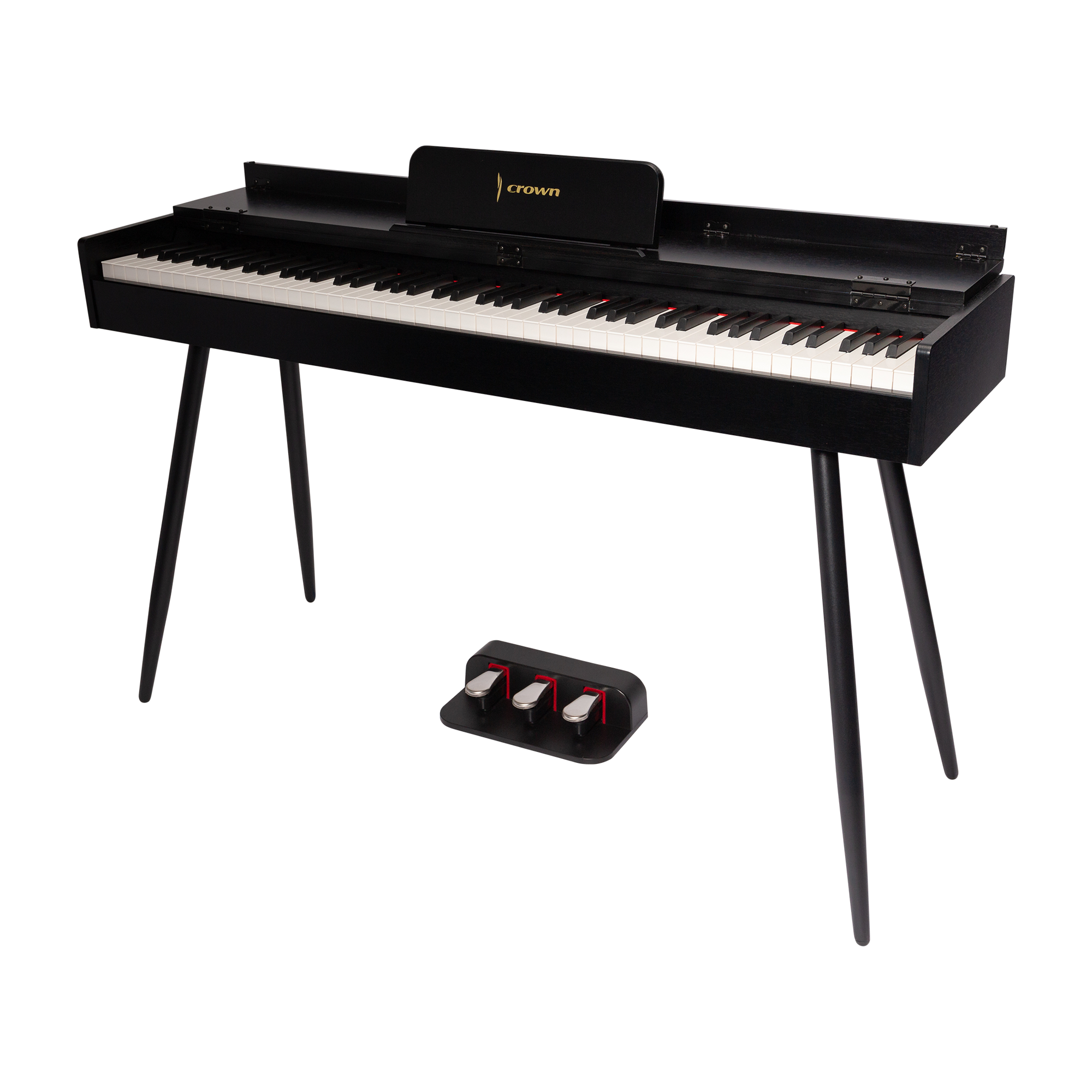 CROWN CMDP-919-BLK 88 NOTE PORTABLE DIGITAL PIANO (BLACK)