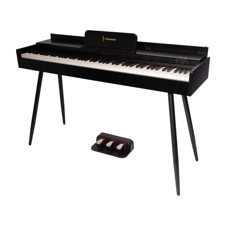 CROWN CMDP-919-BLK 88 NOTE PORTABLE DIGITAL PIANO (BLACK)