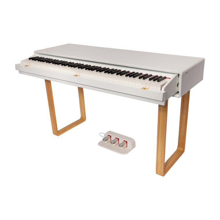 CROWN CMPD-801-WHT UPRIGHT DIGITAL PIANO (White)