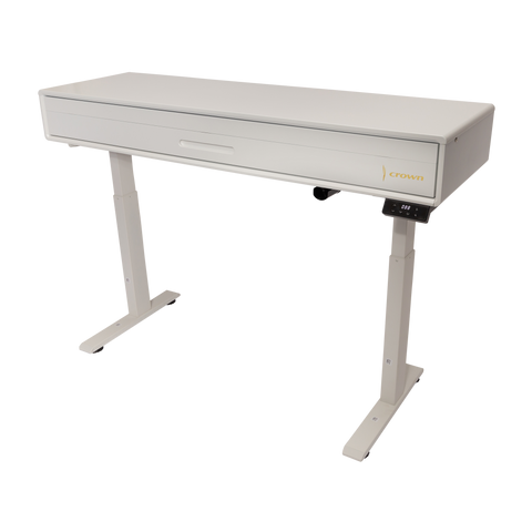 CROWN CMPD-822 HEIGHT ADJUSTABLE HIDEAWAY DIGITAL PIANO (White)