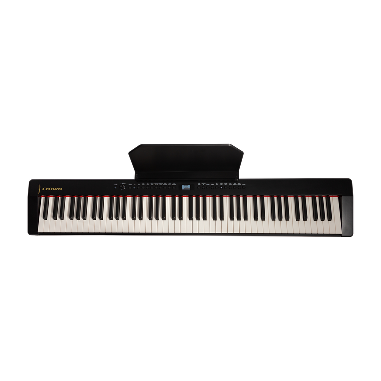 CROWN CPP-811-BLK 88 NOTE PORTABLE DIGITAL PIANO (BLK)