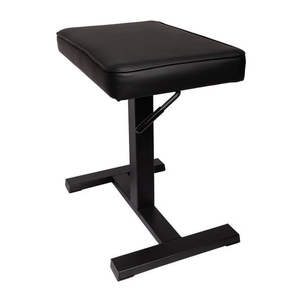 CROWN HYDRAULIC PIANO BENCH - HEIGHT ADJUSTABLE CPS-63P-BLK
