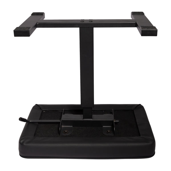 CROWN HYDRAULIC PIANO BENCH - HEIGHT ADJUSTABLE CPS-63P-BLK