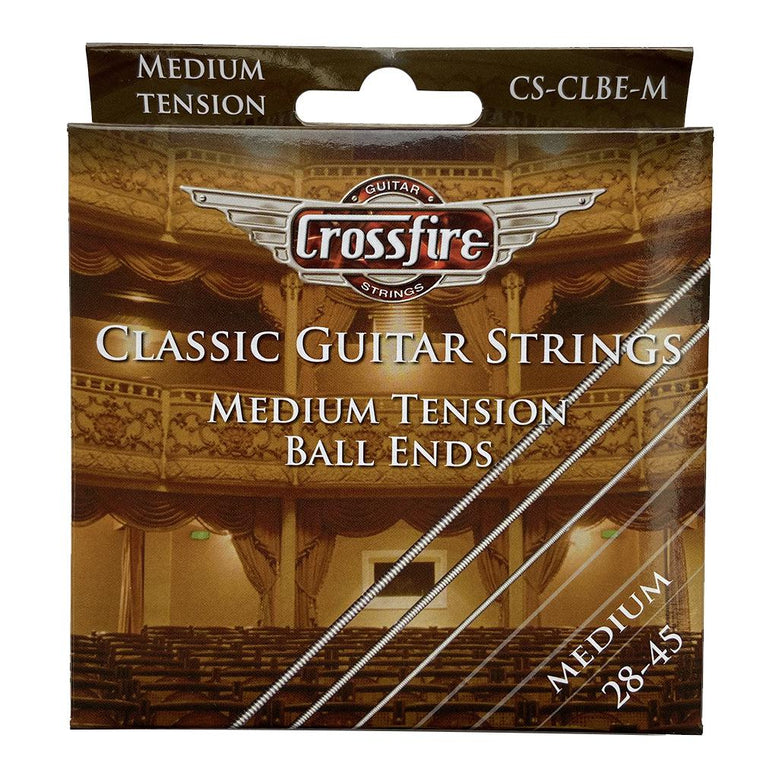 Crossfire Premium Classical Guitar Strings (Medium Tension - Ball End)