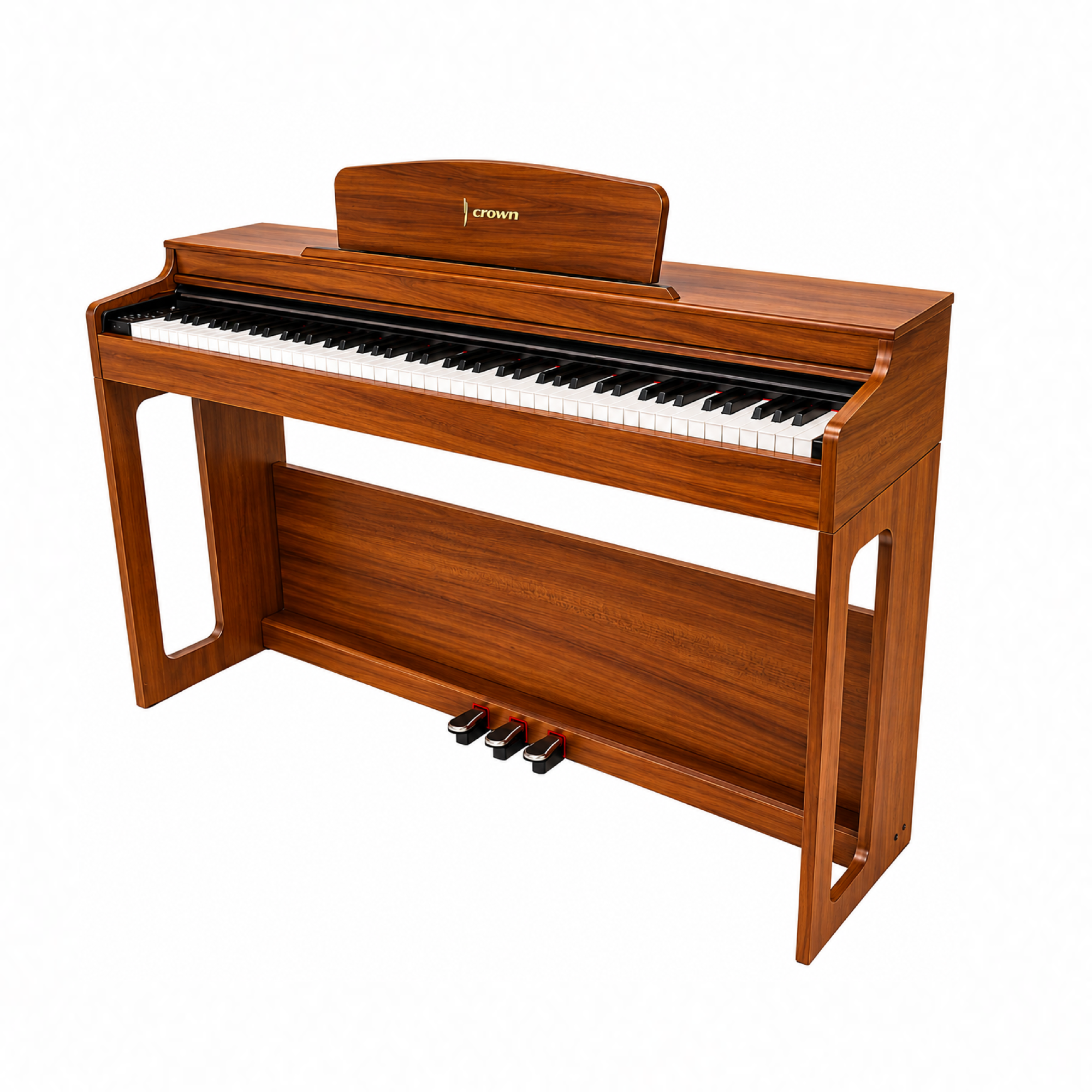 Crown CDP-906 Upright Weighted Digital Piano (Woodgrain)