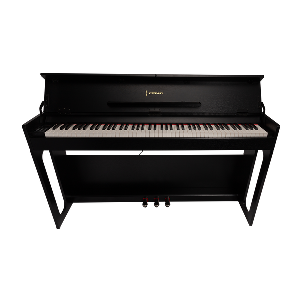 Crown CDP806 – 88-Key Weighted Digital Piano (Gloss Black)