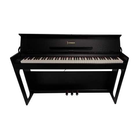 Crown CDP806 – 88-Key Weighted Digital Piano (Gloss Black)