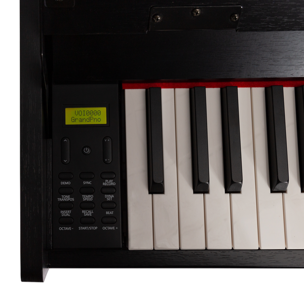 Crown CDP806 – 88-Key Weighted Digital Piano (Gloss Black)