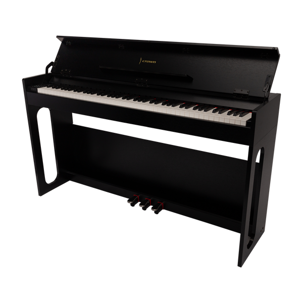 Crown CDP806 – 88-Key Weighted Digital Piano (Gloss Black)