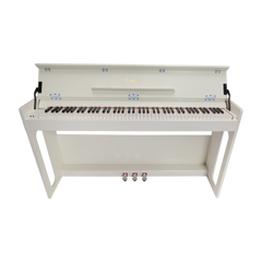 Crown CDP806 – 88-Key Weighted Digital Piano (Gloss White)
