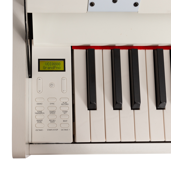 Crown CDP806 – 88-Key Weighted Digital Piano (Gloss White)