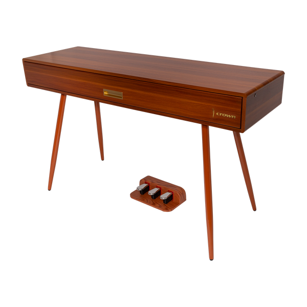 Crown CMDP-916 Upright Hideaway Digital Piano (Woodgrain)