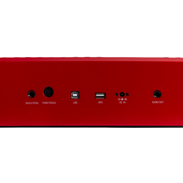 Crown CPP-811 Portable 88-Key Weighted Digital Piano (Red)