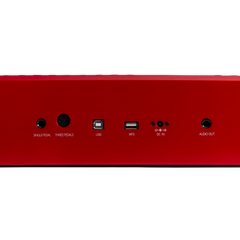 Crown CPP-811 Portable 88-Key Weighted Digital Piano (Red)