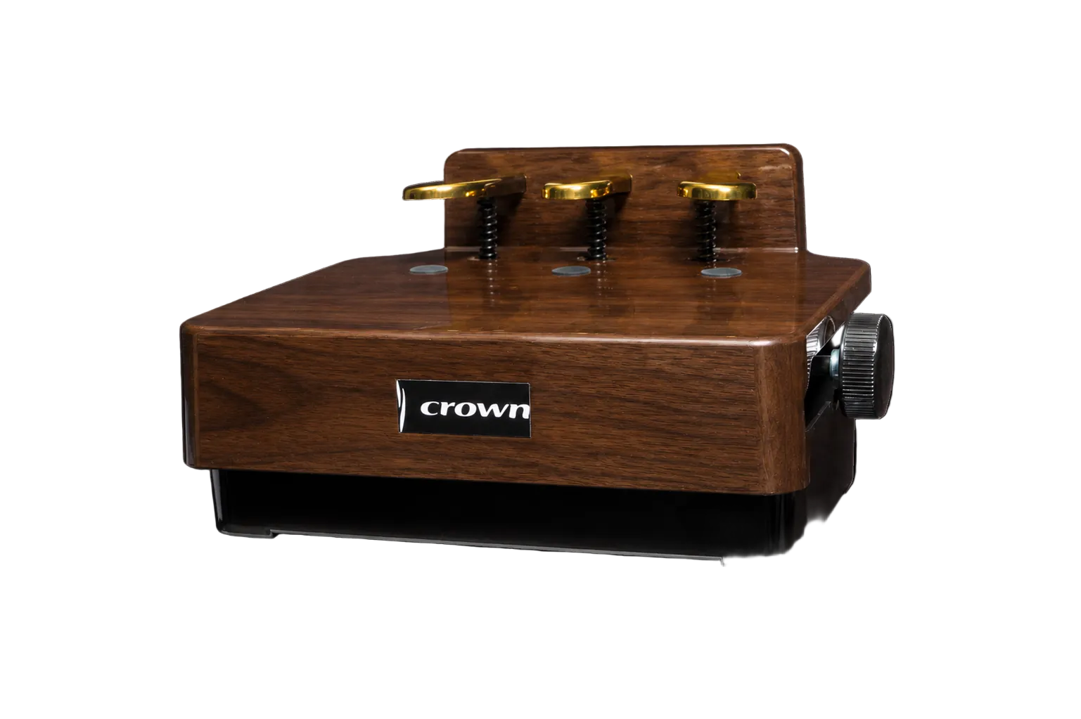 Crown Piano Pedal Extender Riser (Walnut)