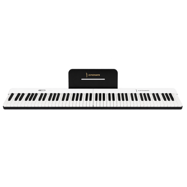 Crown Portable Magnetic Split Digital Piano (White)