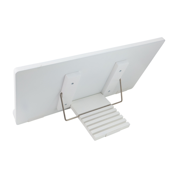 Crown Wooden Music Holder for Digital Pianos White