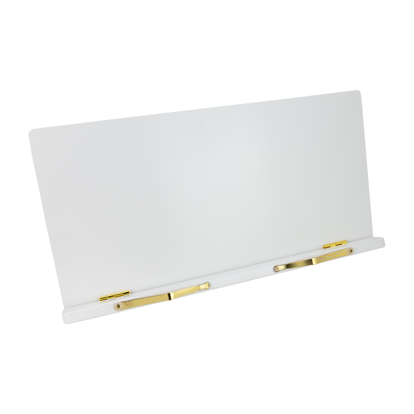 Crown Wooden Music Holder for Digital Pianos White