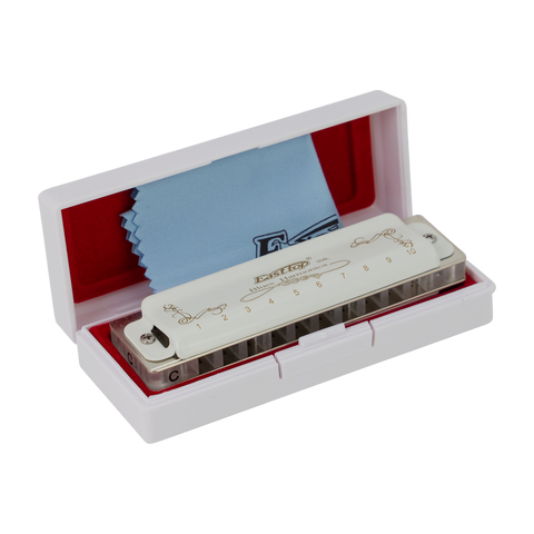 East Top 10 Hole Professional Blues Harmonica G