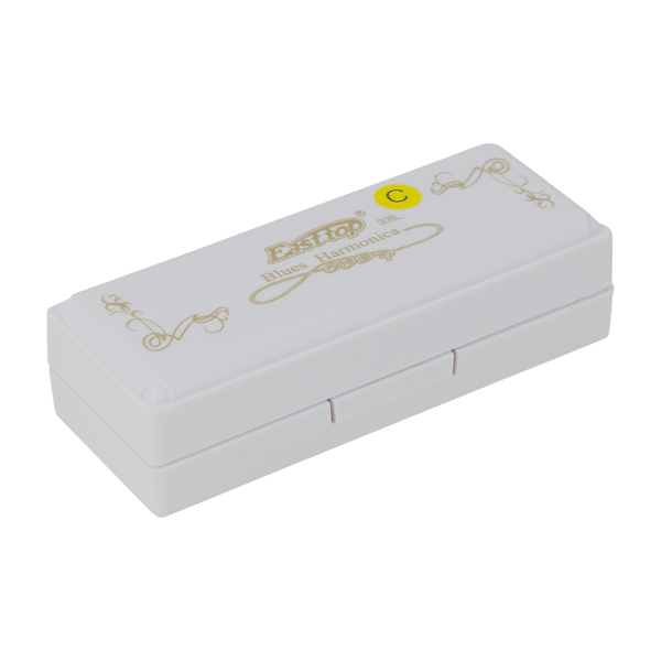 East Top 10 Hole Professional Blues Harmonica A