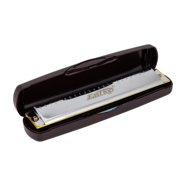 East Top 24 Hole Accent Tremolo Harmonica C