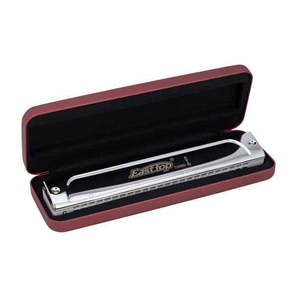 East Top 24 Hole Professional Tremolo Harmonica D