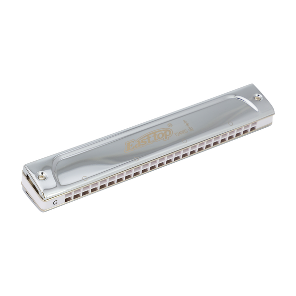 East Top 24 Hole Professional Tremolo Harmonica D