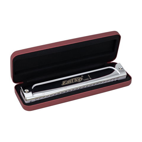 East Top 24 Hole Professional Tremolo Harmonica G