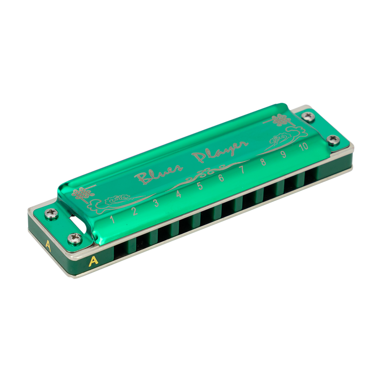 East Top PRO20 10 Hole Blues Player Harmonica G