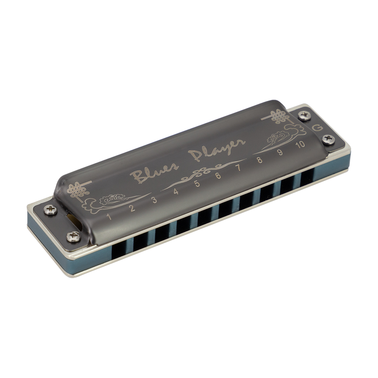 East Top PRO20AL 10 Hole Blues Player Harmonica C